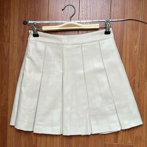 [New] Oak + Fort faux leather skirt